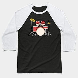 Drums Baseball T-Shirt